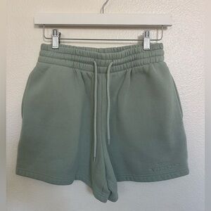 White Fox Boutique sage Green Athletic Shorts Relaxed Fit. NWOT size S